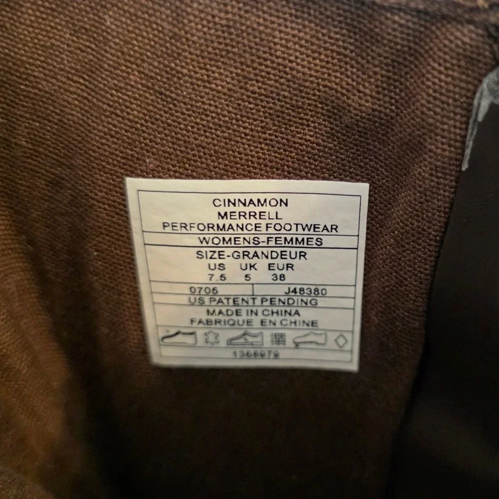 Merrell Womens Haven Autumn Cinammon Boots Size 7.5 Leather Suede Waterproof